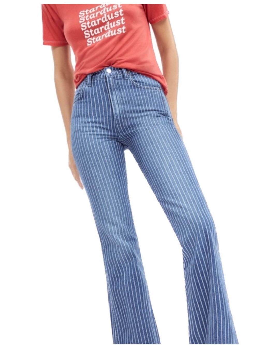 Reformation Macgraw jeans in Mesa Stripe 26